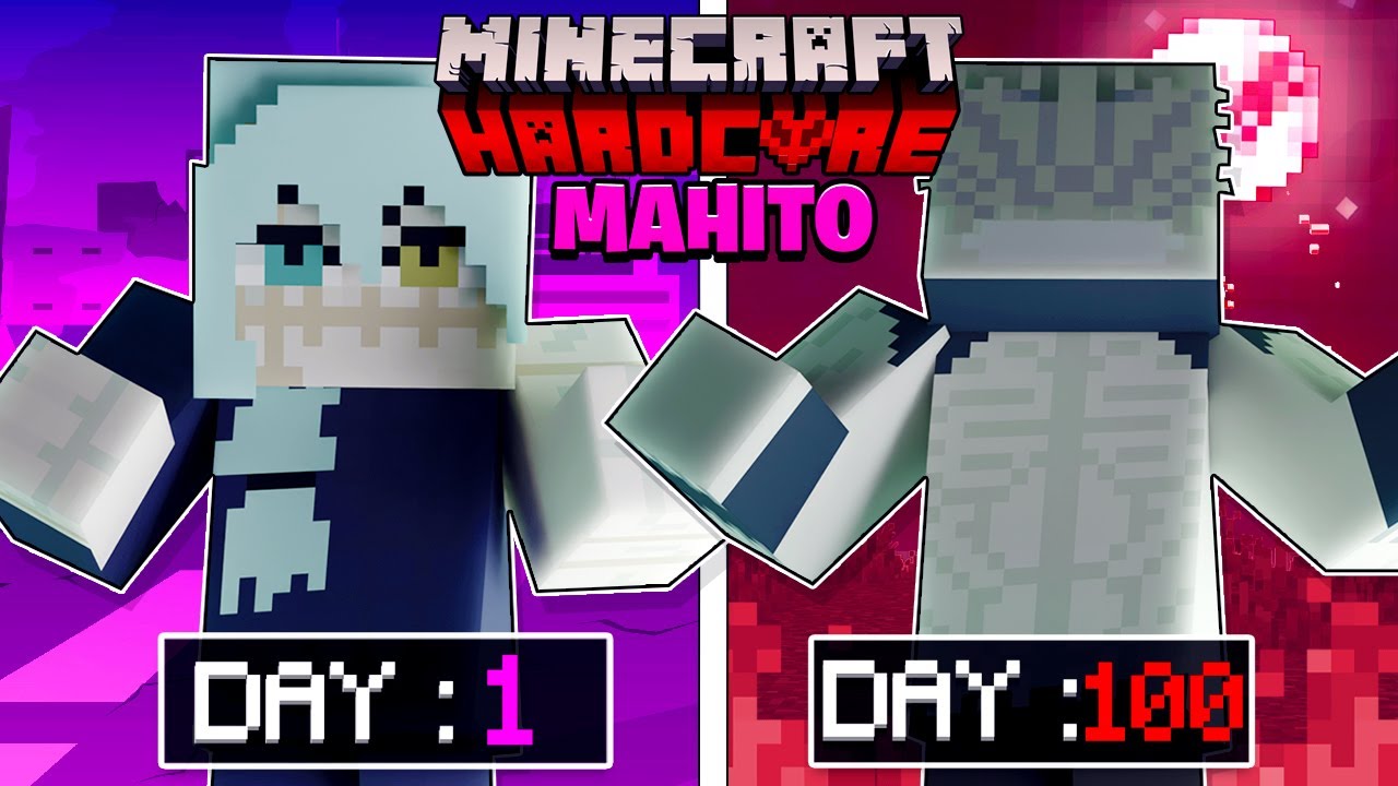 I Played Minecraft Jujutsu Kaisen As Mahito For 100 DAYS… This Is What Happened