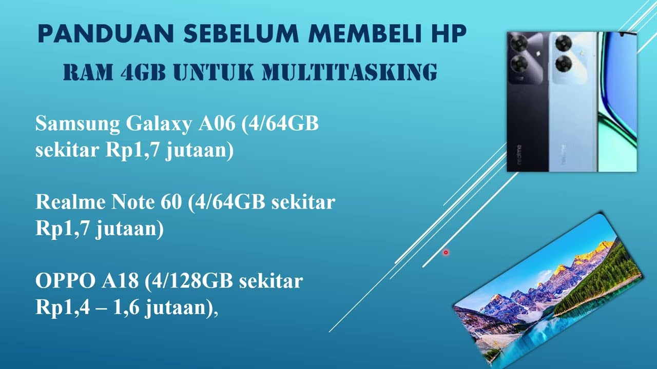 HP Satu Jutaan; Bandingkan dulu Sebelum Membeli