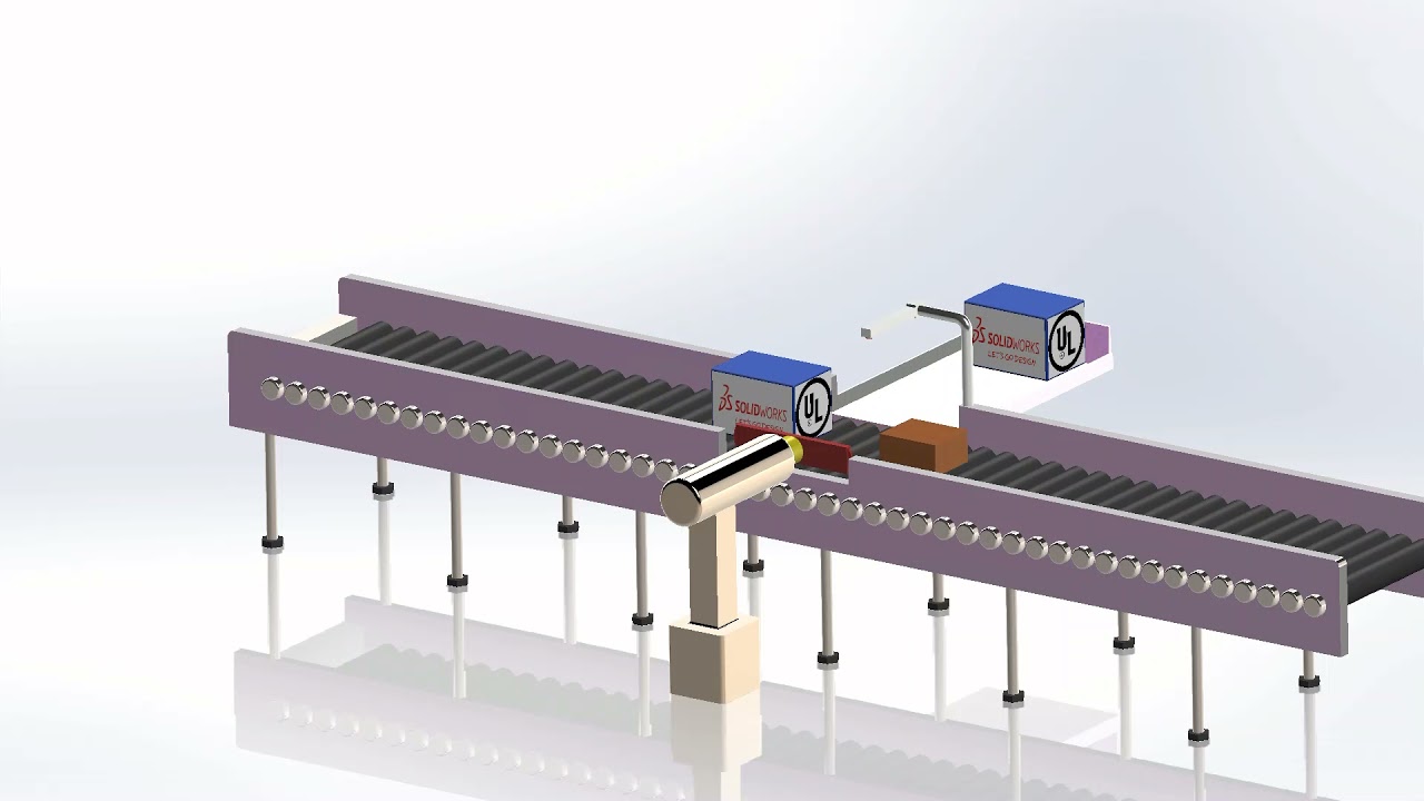 solidworks motion analysis| conveyor machine with sensor