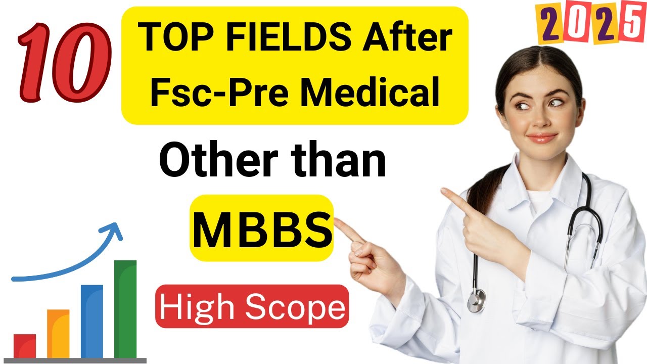 Fields after FSC Pre medical other than Mbbs in Pakistan 2024| No Mdcat Required| Courses after FSC