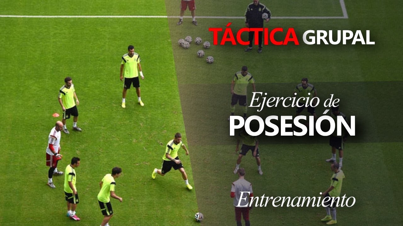 Ejercicio de posesión de balón - Entrenamiento fútbol táctico ATAQUE