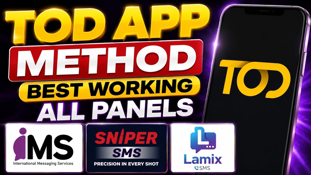 Tod App Method 🔥 Best Working All Panels 😱 | Otp Work | Ap Otp Work