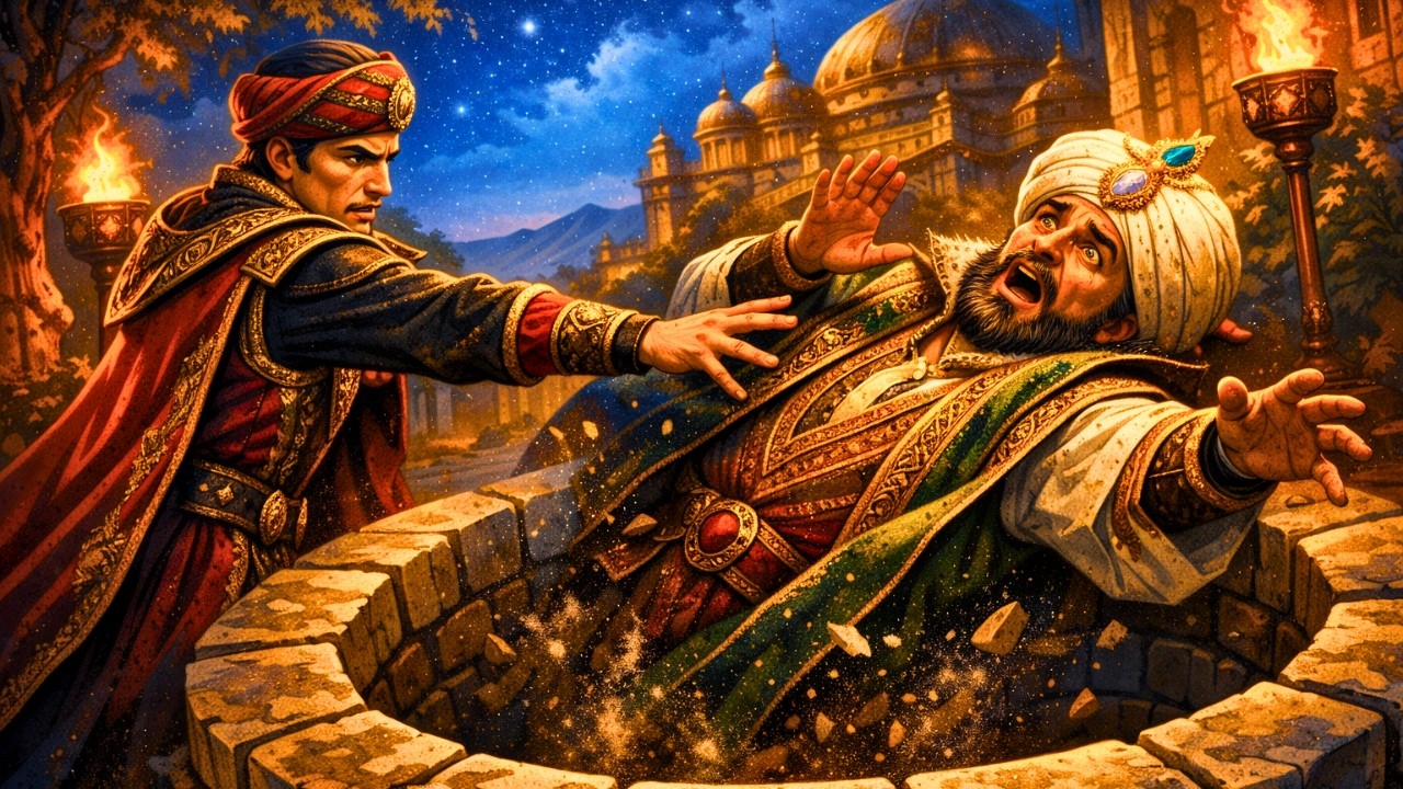 قصة الأخ الذي خان أخاه و دفعه في بئر الجان ليتخلص منه و يحكم المملكة