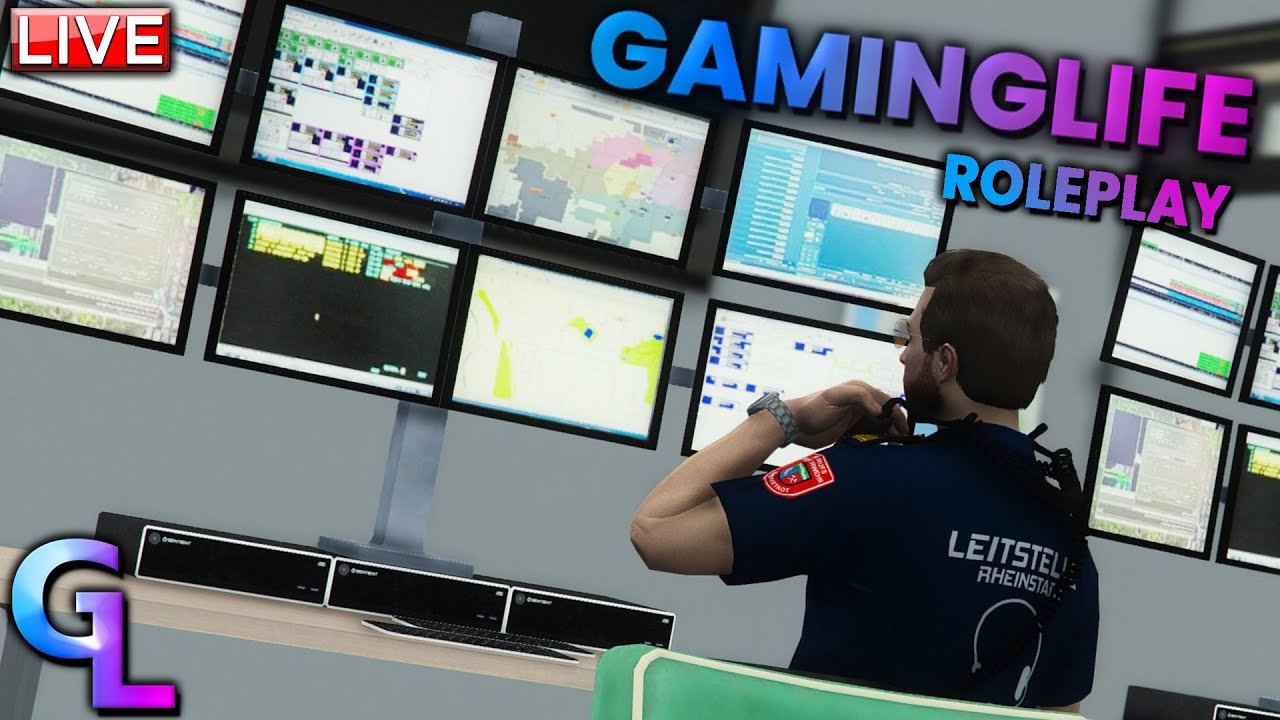 🔴 Leitstellendisponent f&uuml;r die Berufsfeuerwehr! | Gaminglife Roleplay | !server !dc !socials