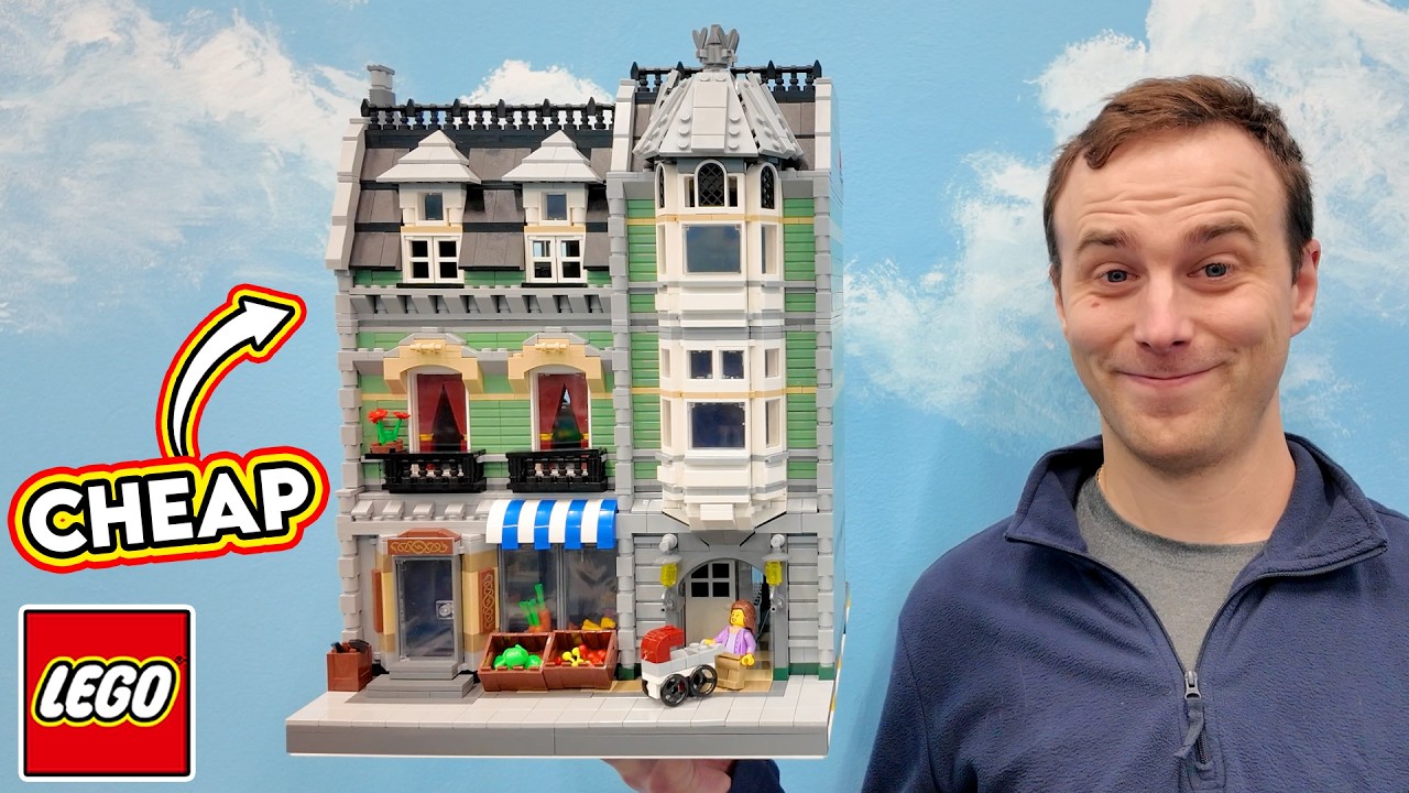 Cheap LEGO Green Grocer Modular Building!