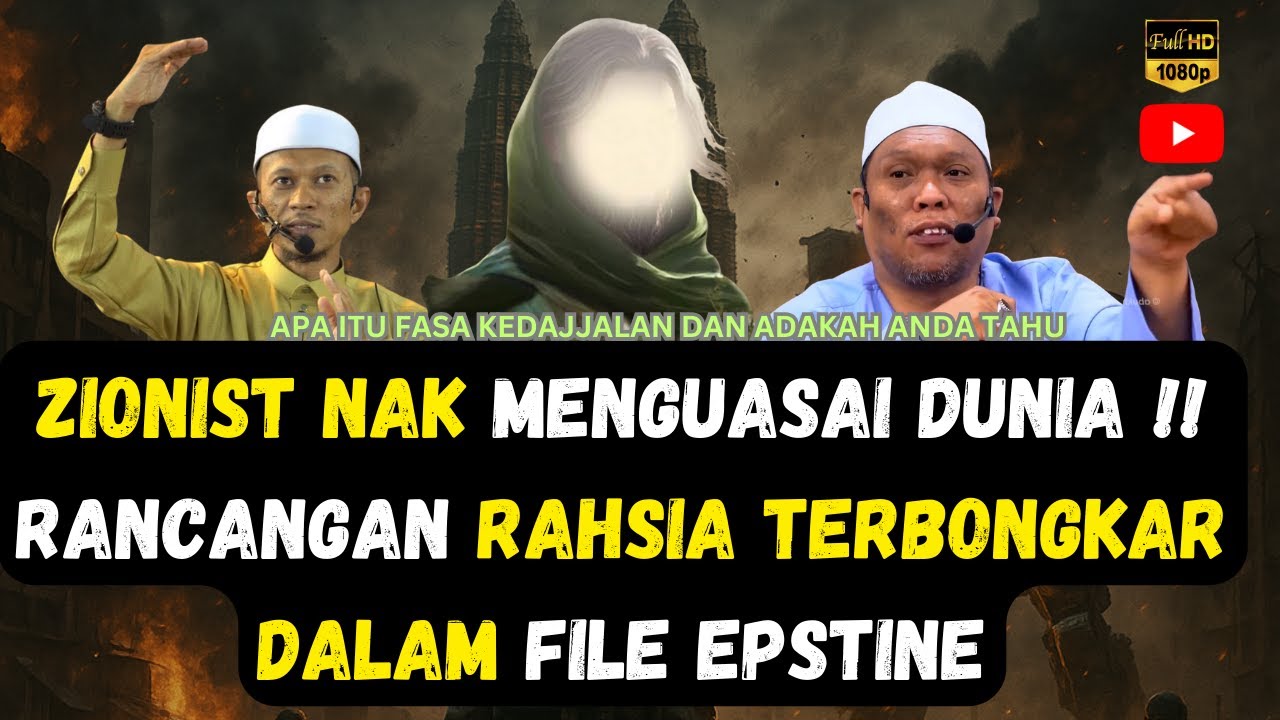 ZIONIST NAK MENGUASAI DUNIA ‼️RANCANGAN RAHSIA TERBONGKAR DALAM FILE EPSTINE - USTAZ AUNI