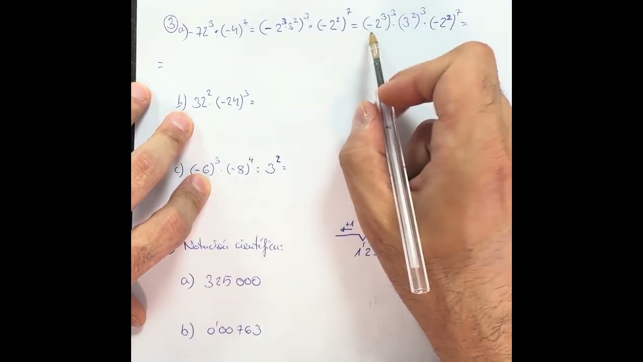 Repaso de potencias y raíces 3º de ESO
