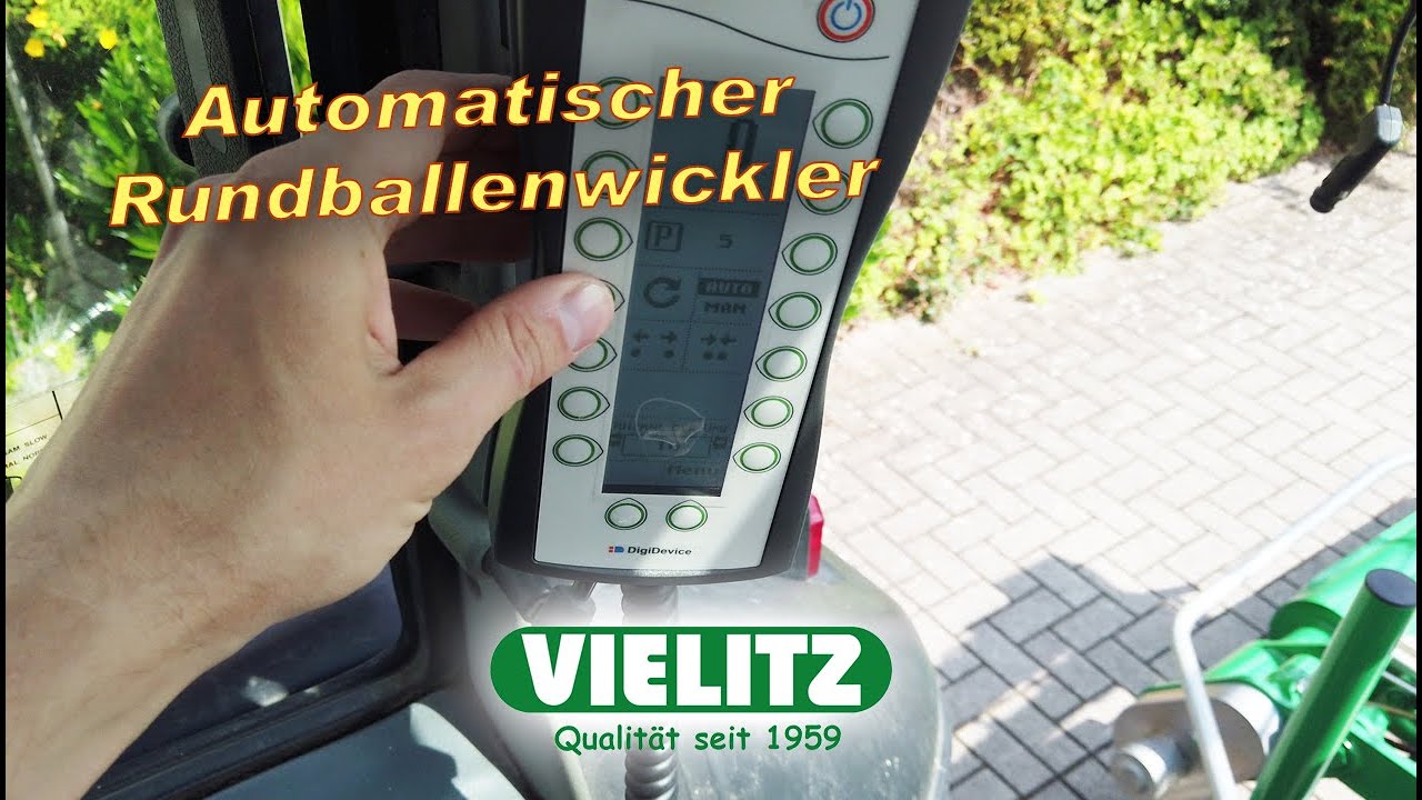 Effizientes Rundballenwickeln mit Vielitz Rundballenwickler 🚜