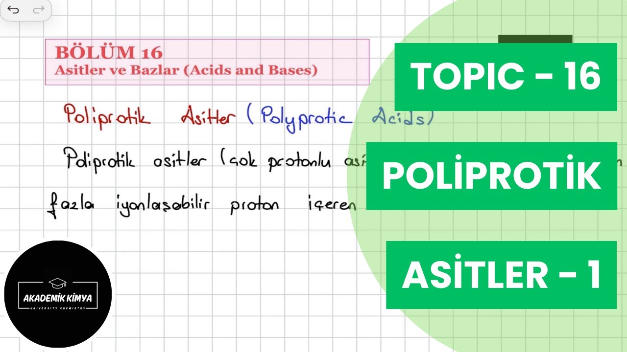 Poliprotik Asitler 1 - Polyprotic Acids 1