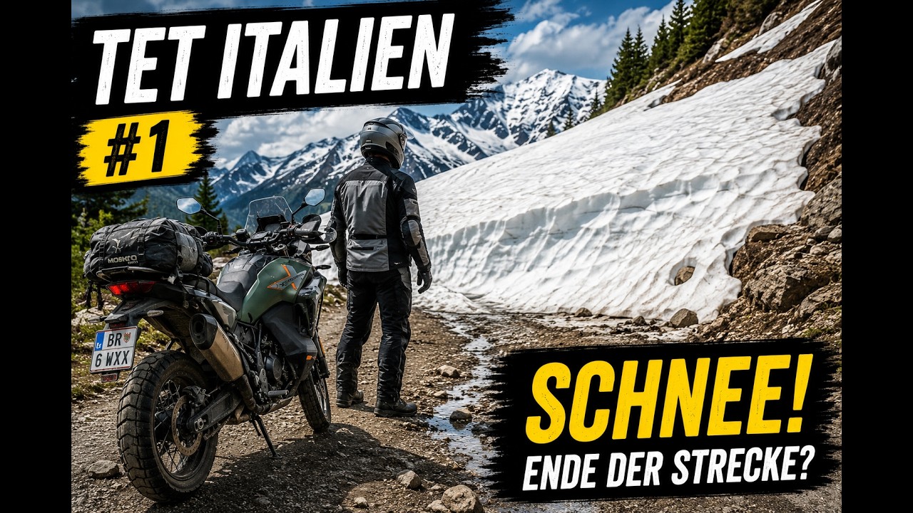 1000 MTX auf dem TET Italien &ndash; Schnee, Offroad & eine unerwartete Rettungsaktion