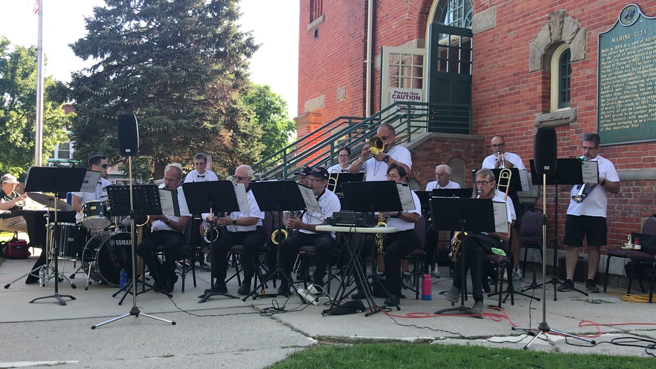 East China Big Band Performing Basin Street Blues by Jerry Nowak on 09-18-2021