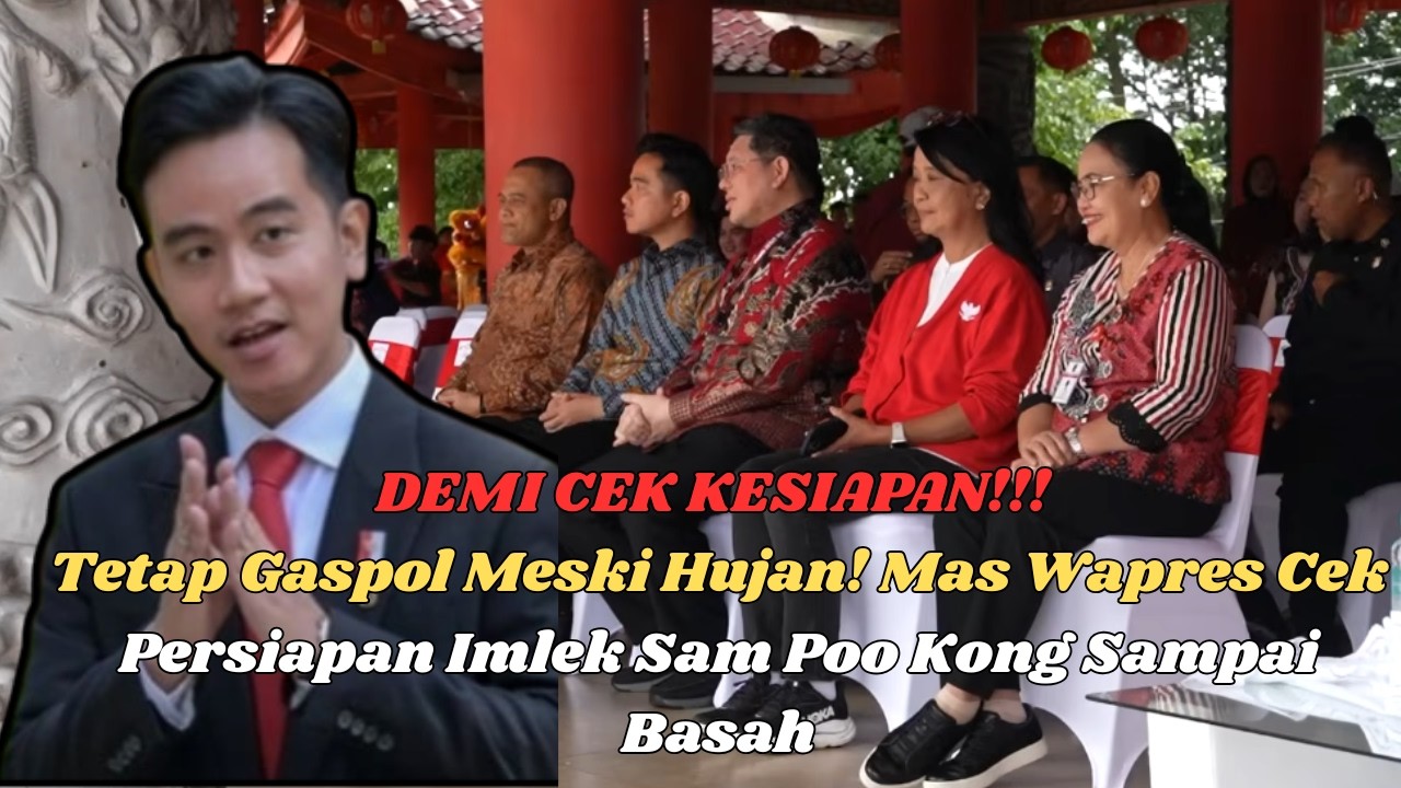 Pastikan Kesiapan Imlek di Sam Poo Kong Semarang, Wapres Tekankan Harmoni Kebangsaan