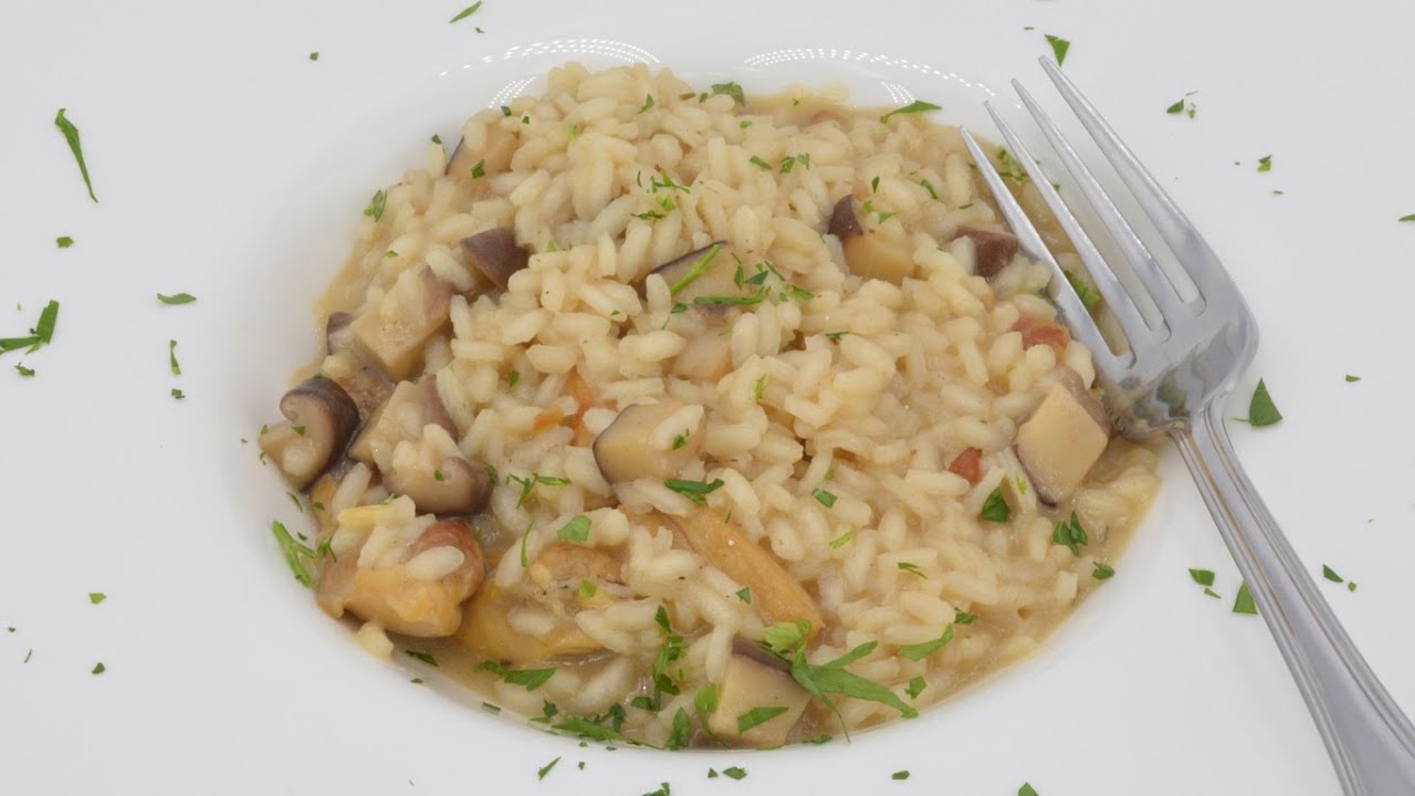 Cómo hacer un risotto de hongos y pollo - Cremoso y lleno de sabor By#javierromero