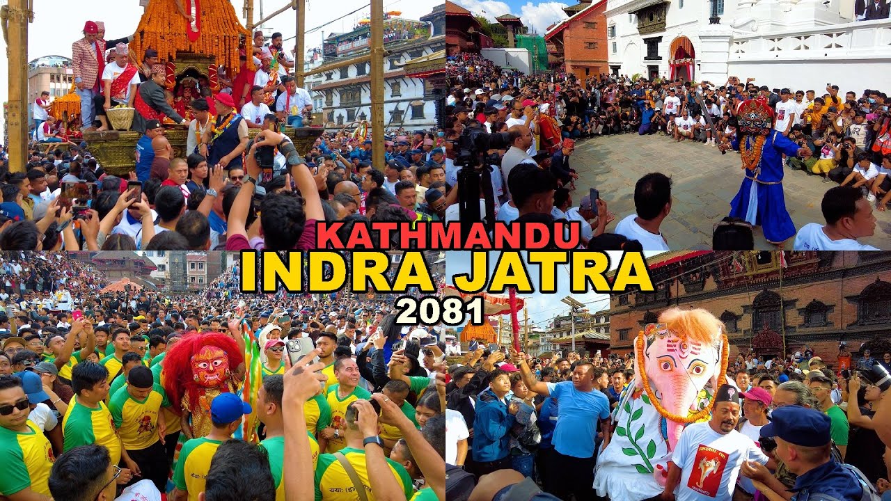 Indra Jatra (Yenyā  Punhi) 2081 Main Day (Day 3) -  Kathmandu's Biggest Festival Full Video [4K🇳🇵]