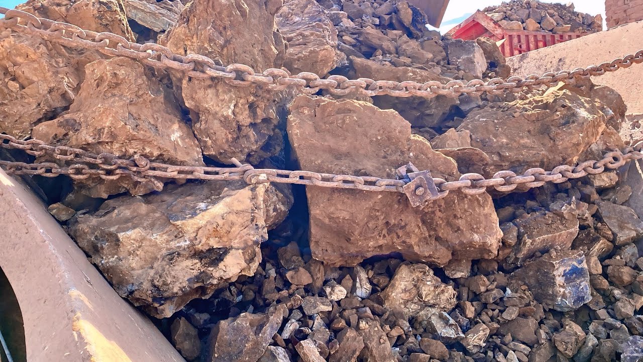 Amazing Quarry Primary Rock Crushing Machine Working || Setisfying Rock Crusher || Stone Crushing