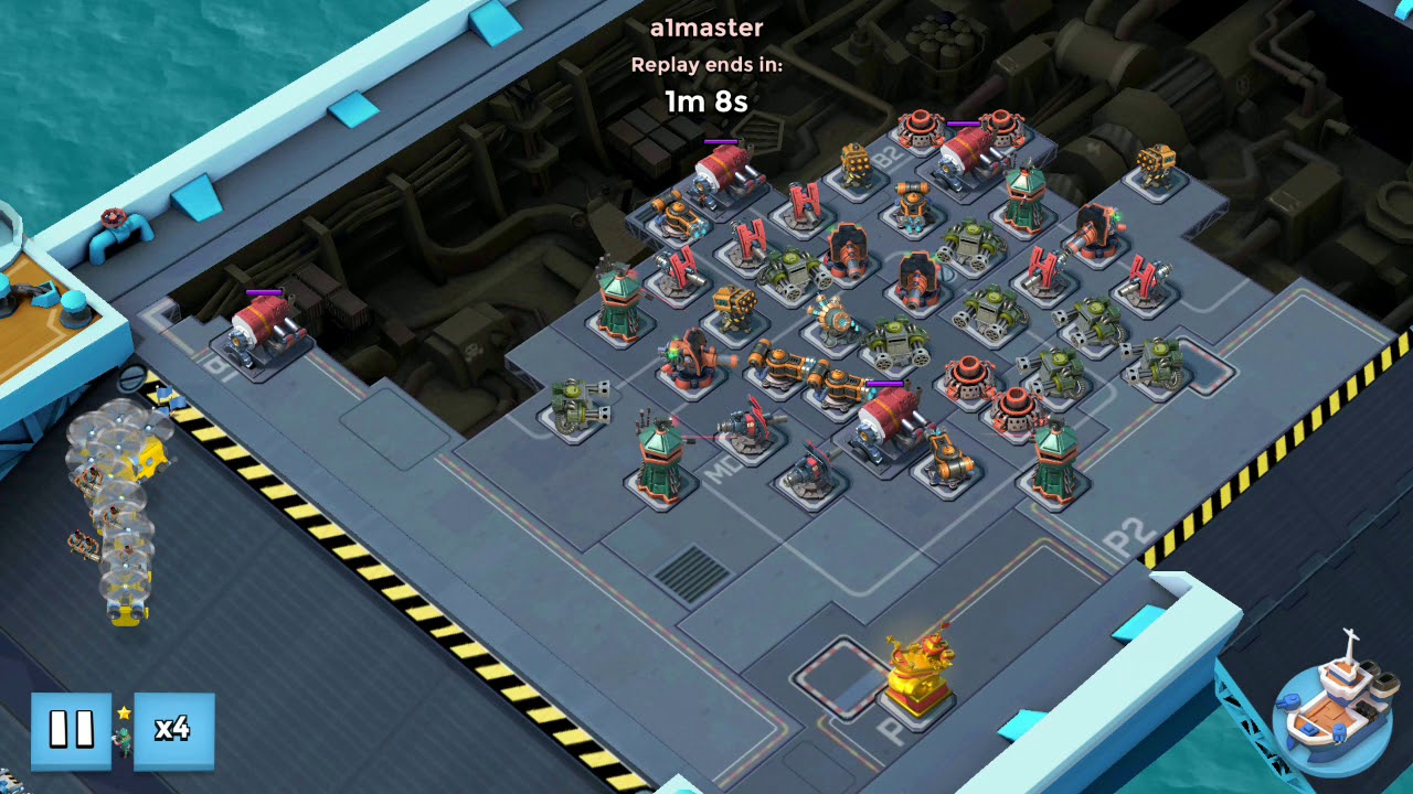 Failed attack with Heavy Choppa in Boom Beach