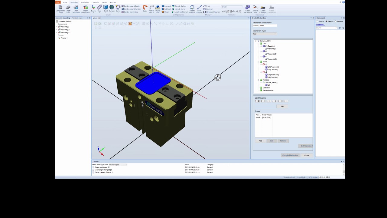 RobotStudio Mechanism modelling and simulation