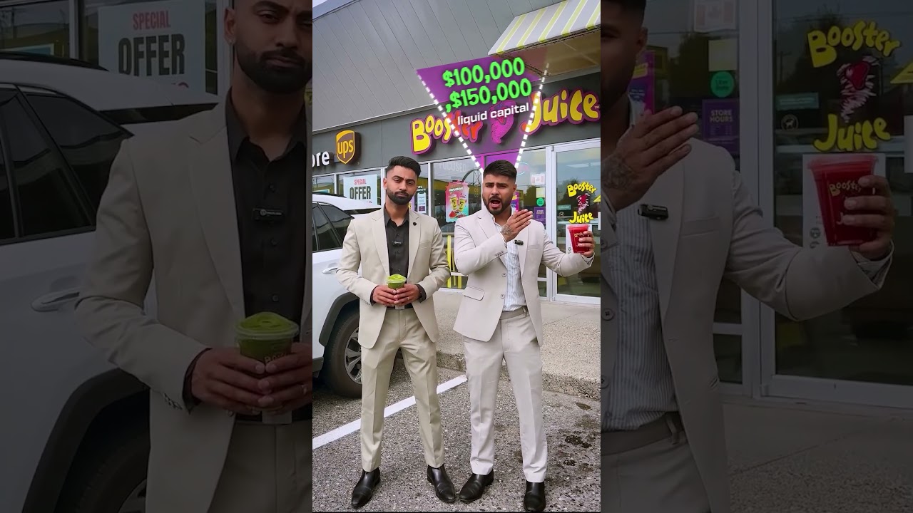 Want to Own a BoosterJuice? | Canadian Franchise Investment&nbsp;Explained#youtubeshorts #fyp #business