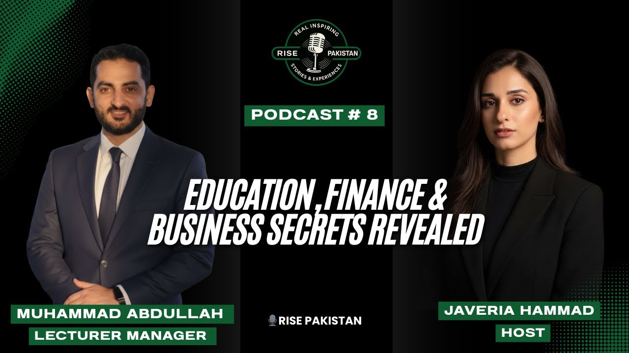Leadership, Learning & Long-Term Growth | Muhammad Abdullah Idrees | Podcast #8