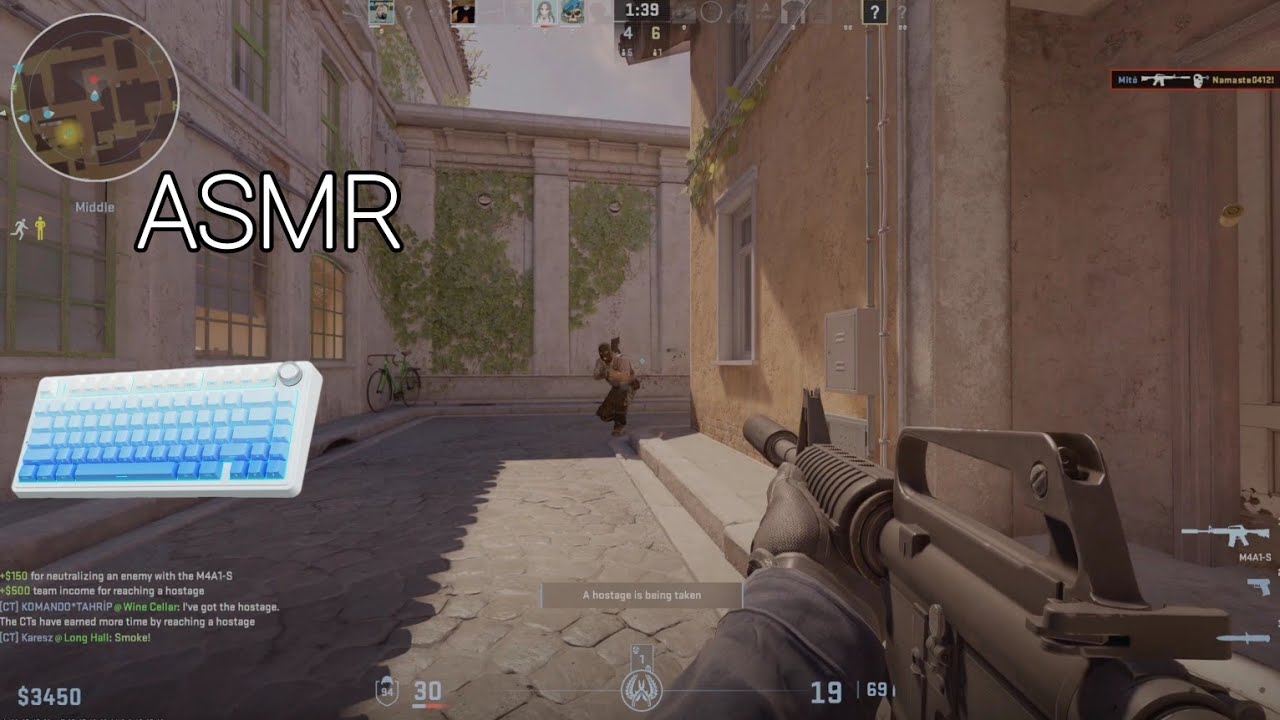 ASMR Counter Strike 2 | trying my best :') keyboard & mouth sounds