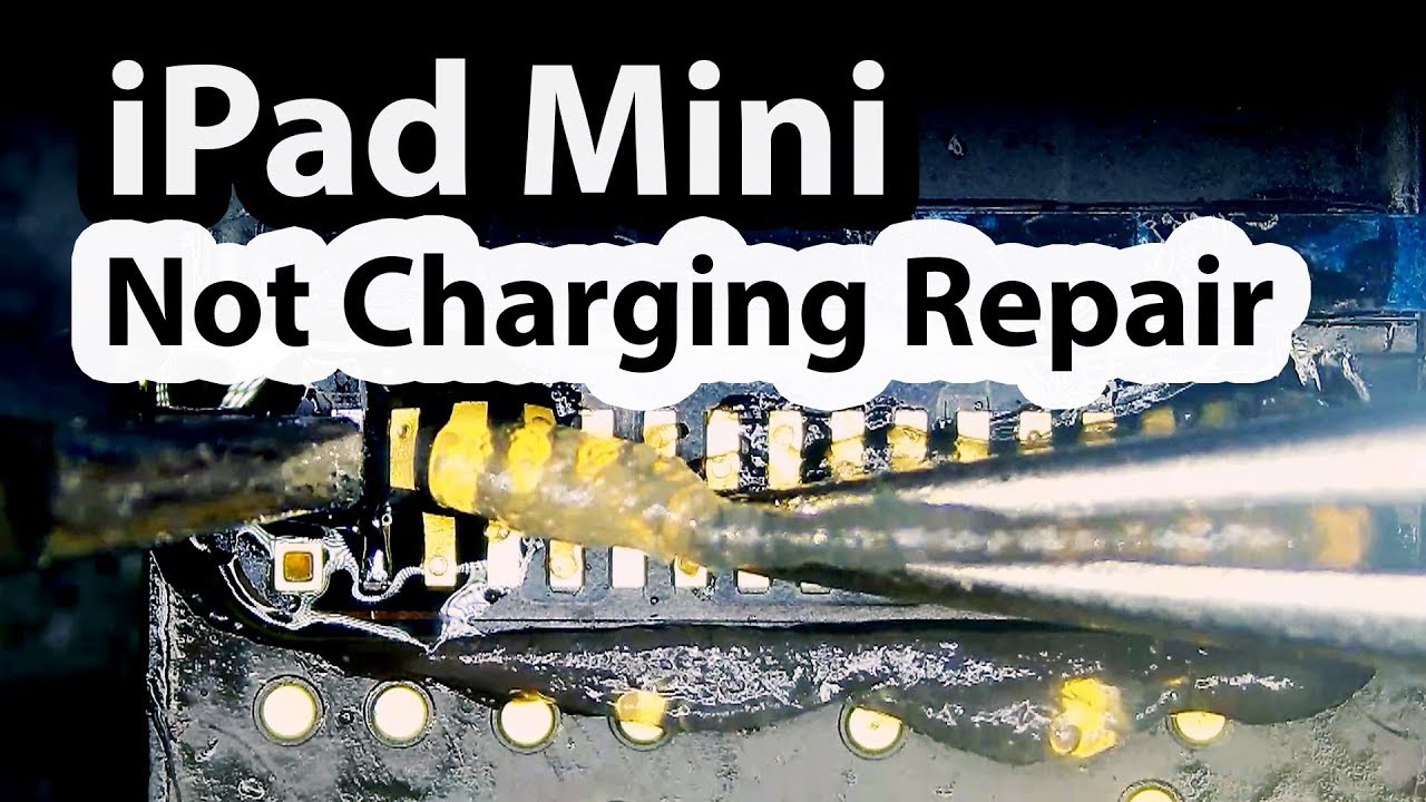 iPad mini 2 charging port flex cable soldering and replacement