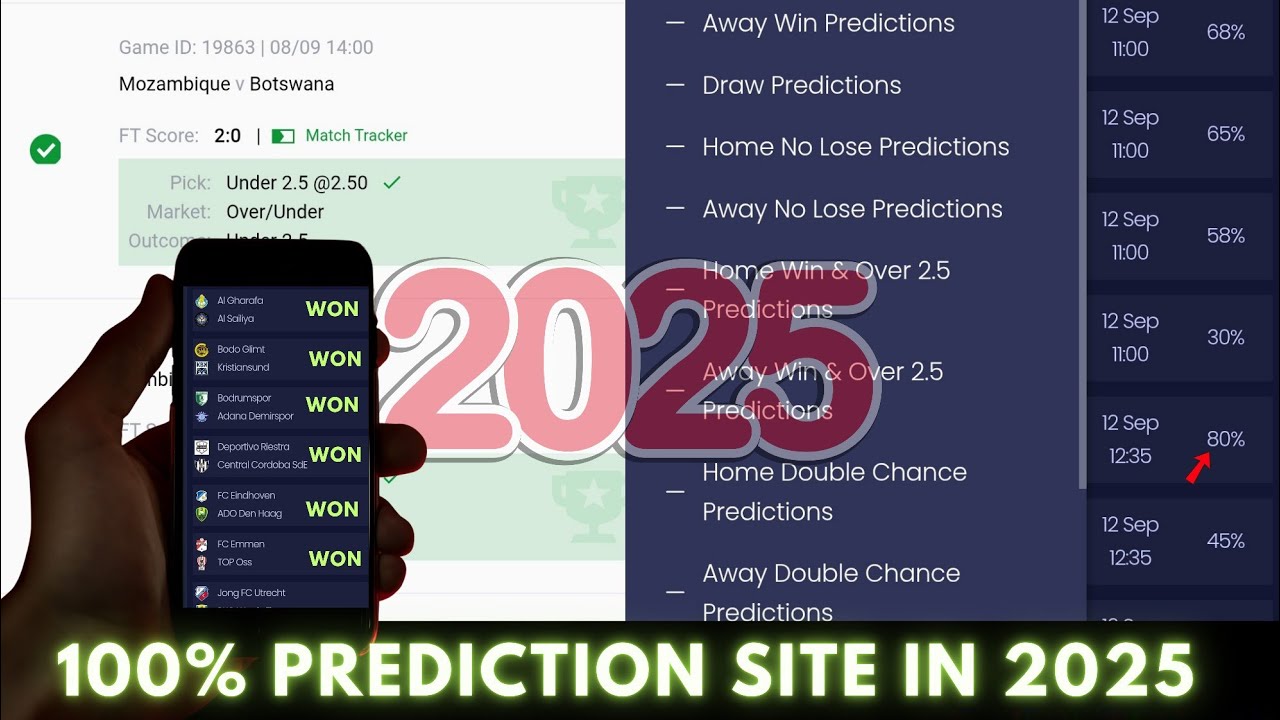 Best Accurate Betting Prediction Site 2025 🔥 Sure Odds, Free Tips & Correct Score Predictions