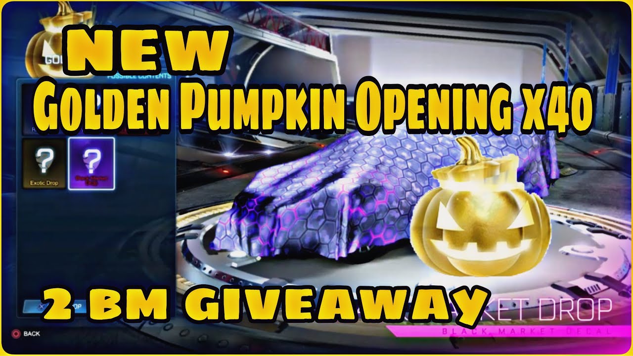 Giving away 2 black markets l Opening up 40 Golden Pumpkins l Decode the hidden words from letters