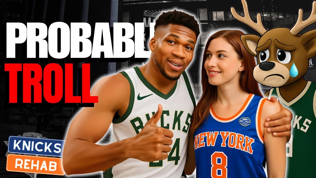 WHY GIANNIS IS TROLLING FANS (PROBABLY 😒 )  | KNICKS REHAB