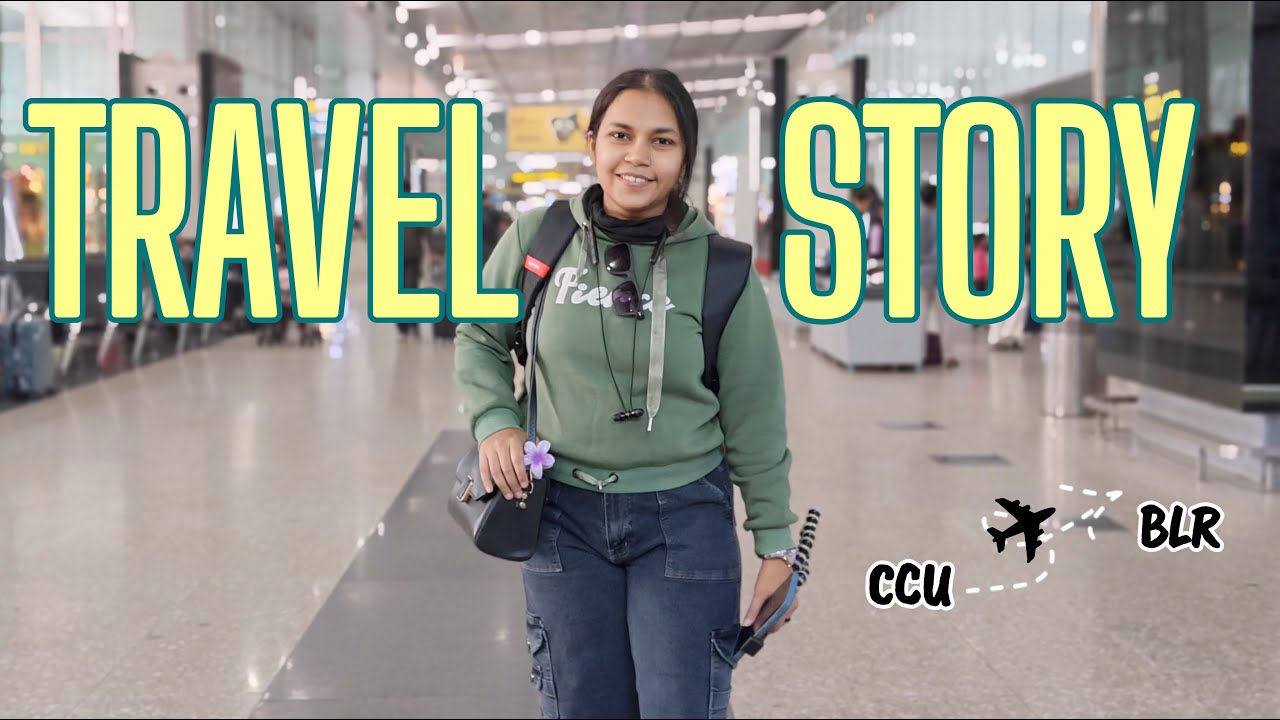 TRAVEL VLOG: Travelling from Kolkata to Bangalore  ✔️ || Kolkata to Bangalore flight ✈️
