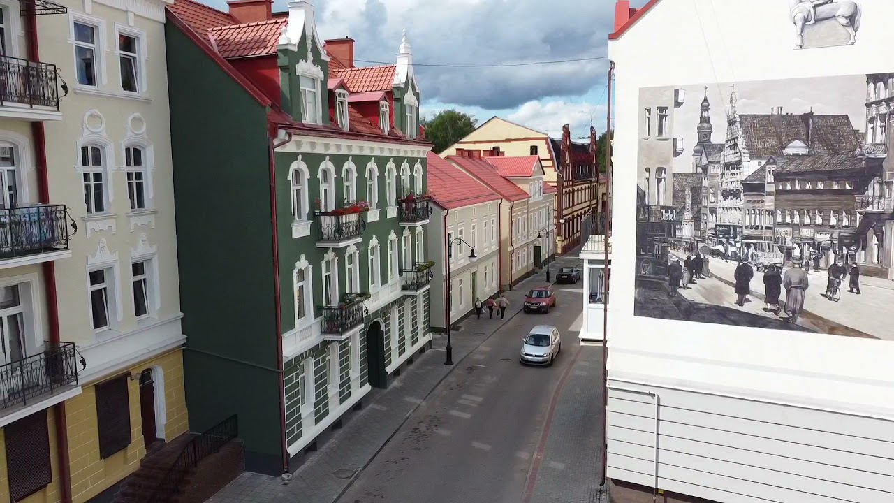 Черняховск, видео с дрона. Калининградская область