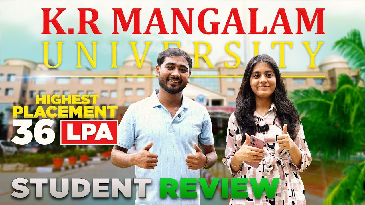 🔥 KR Mangalam University Student Review 🤯| KR Mangalam University Gurgaon ✅| Fee 🔥 | Honest Review ❌