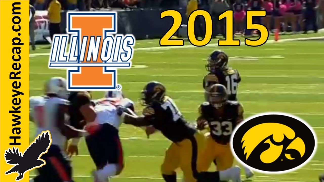#22 Iowa Hawkeyes v Illinois Fighting Illini @ Kinnick Stadium - Big Ten College Football 10/10/2015