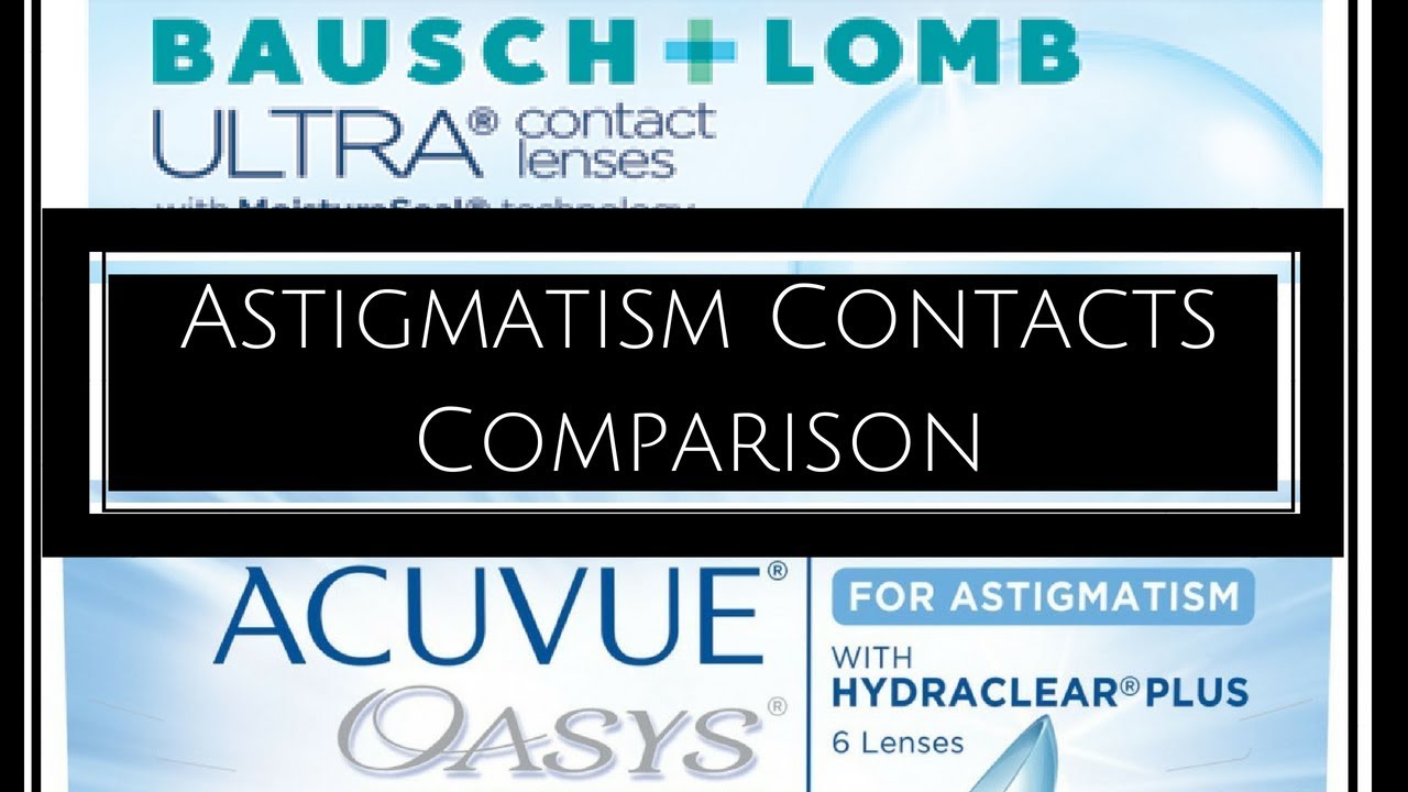Bausch + Lomb Ultra Astigmatism VS. Acuvue Oasys Astigmatism Comparison | Nancy Hui