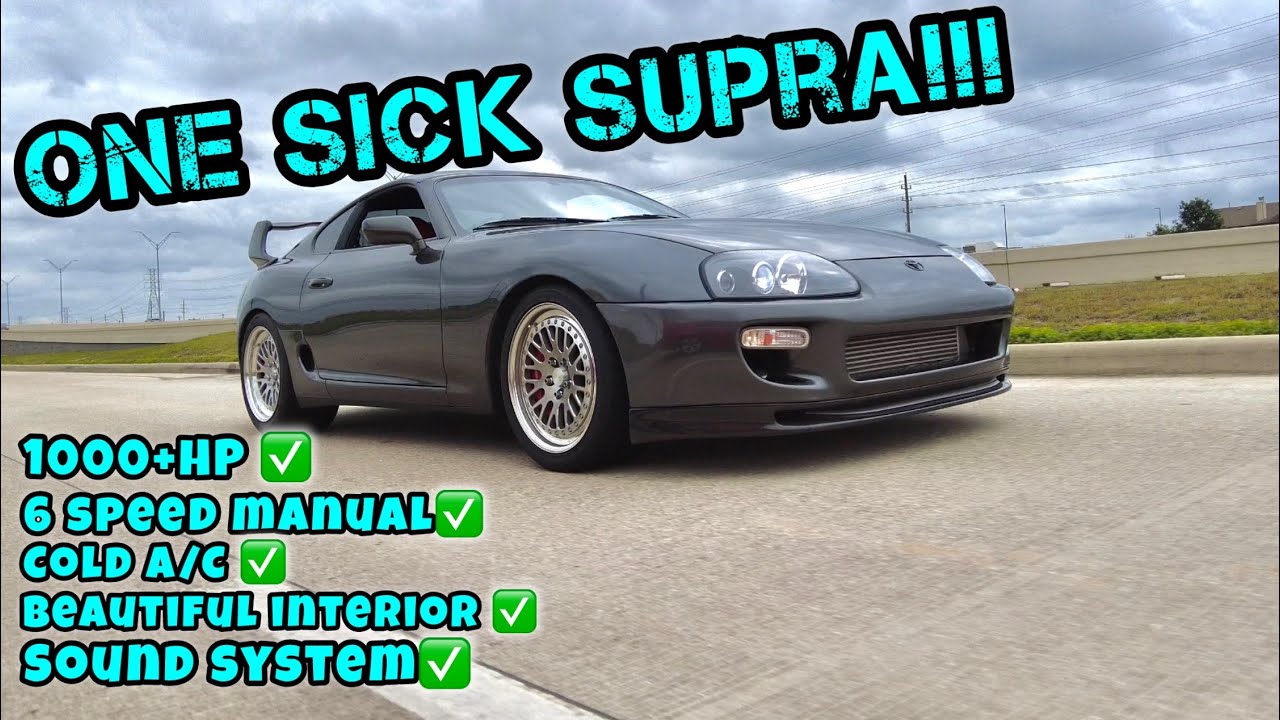 1000hp+ Toyota Supra MK4, 3.4L stroker 2JZ, Motec, 6 speed Manual! Rolling Anti lag and pulls