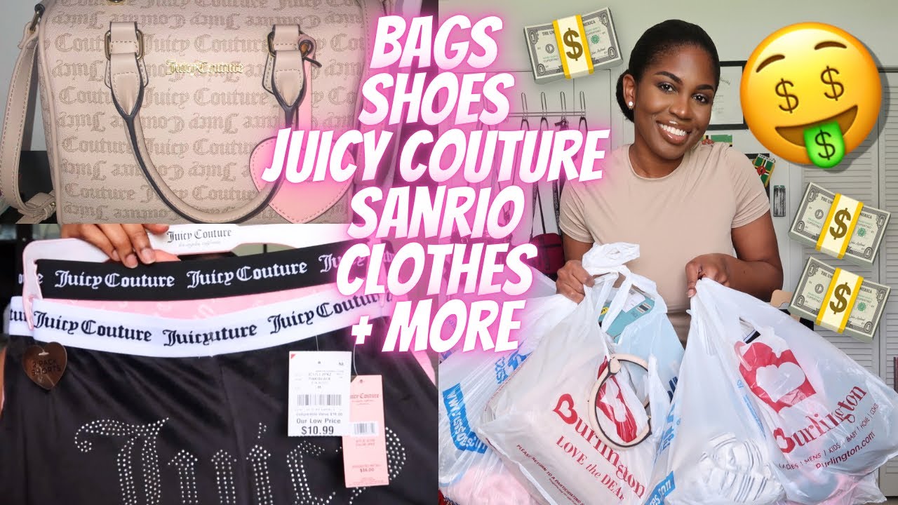 $300 HAUL | Burlington, Marshall’s, Tj Maxx & Ross #juicycouture #pink #shoes