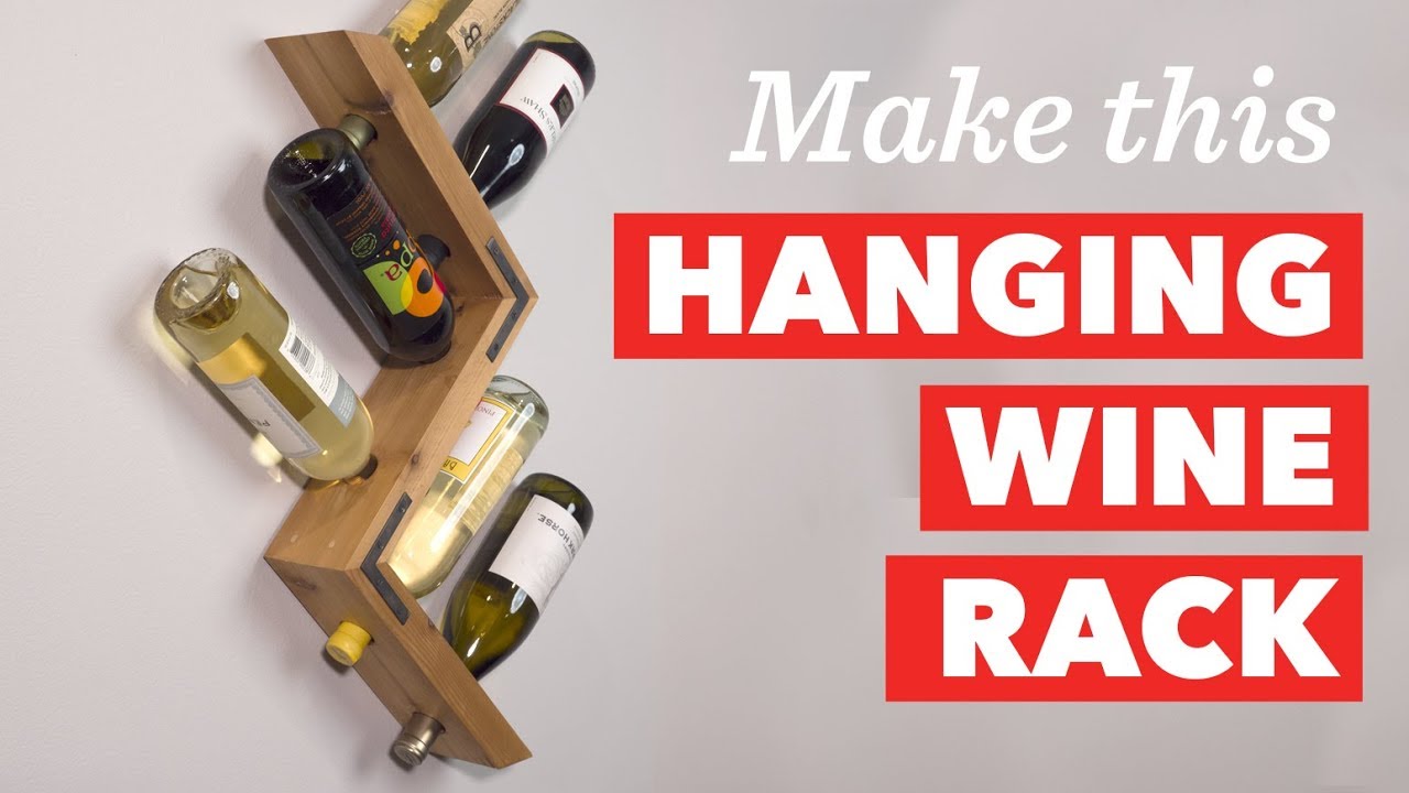 How to Build a Wall-Mounted Wine Rack