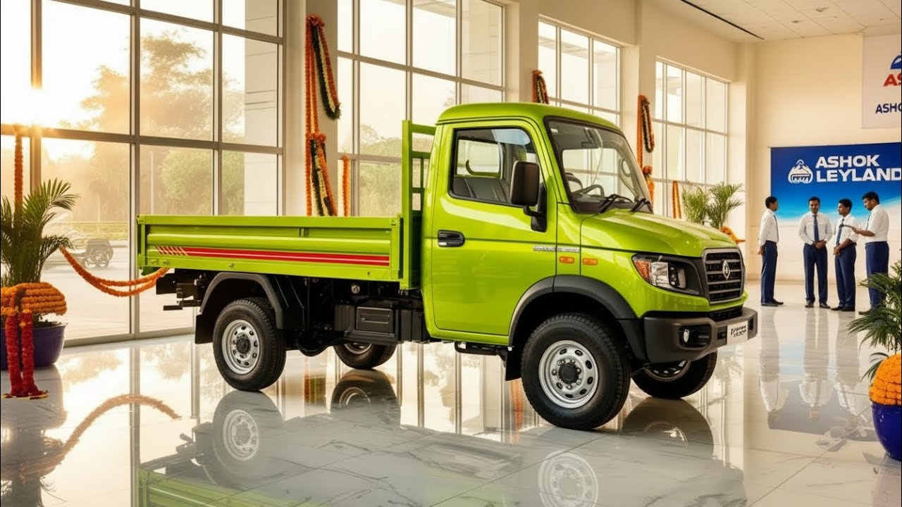 2026 Ashok Leyland Dost Plus Mini Truck Review  Price, Mileage, Interior, Load Capacity Lime Green🔥😱