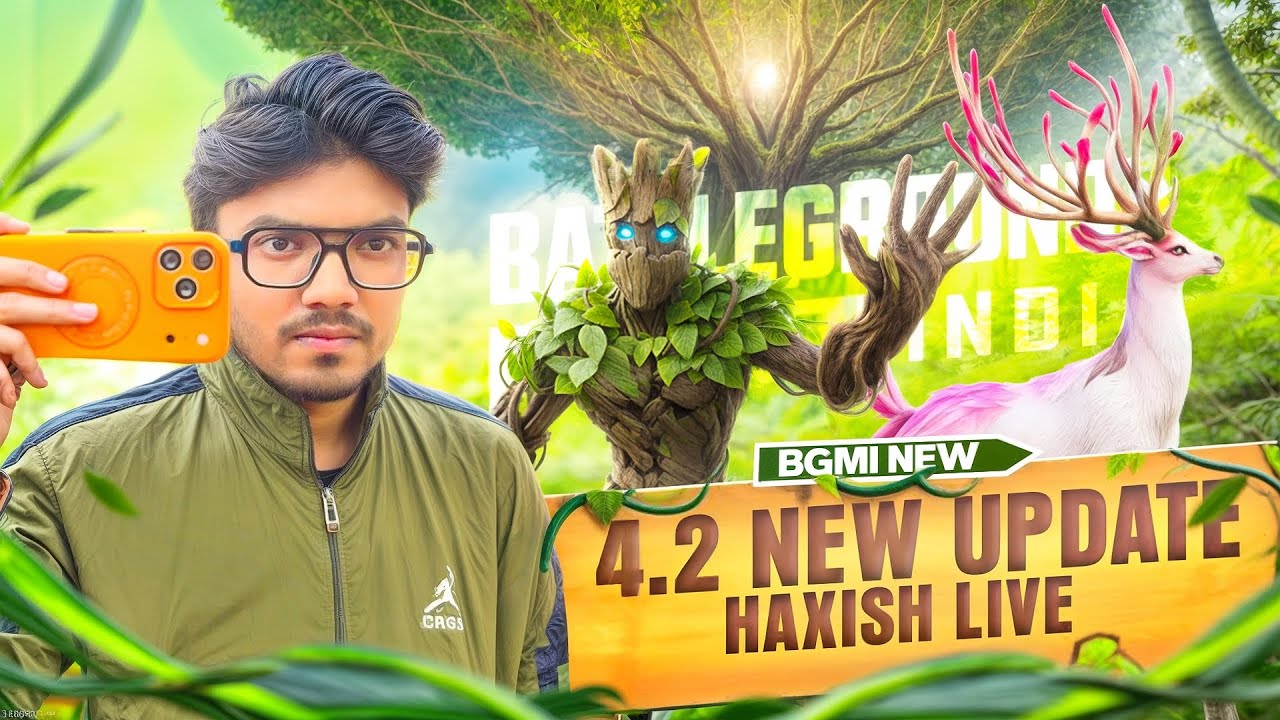 BGMI 4.2 UPDATE LET'S EXPLORE | HAXISH LIVE RUSH AND INTRESTING GAMEPLAY | PUBG x BGMI
