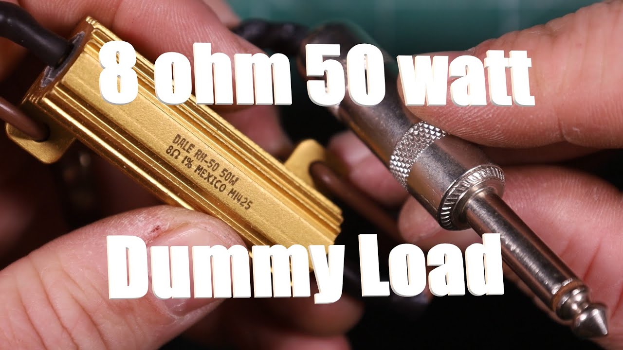 Lets make an 8 ohm 50 watt speaker dummy load for testing amps. Close up shots of soldering!