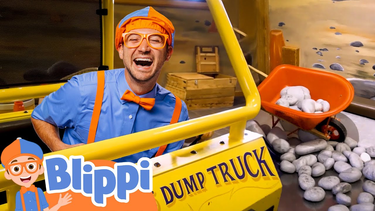 Zabawa i Nauka w Muzeum z Blippim! 🧩 | 📙Blippi po polsku📙Nauka i zabawa dla Dzieci
