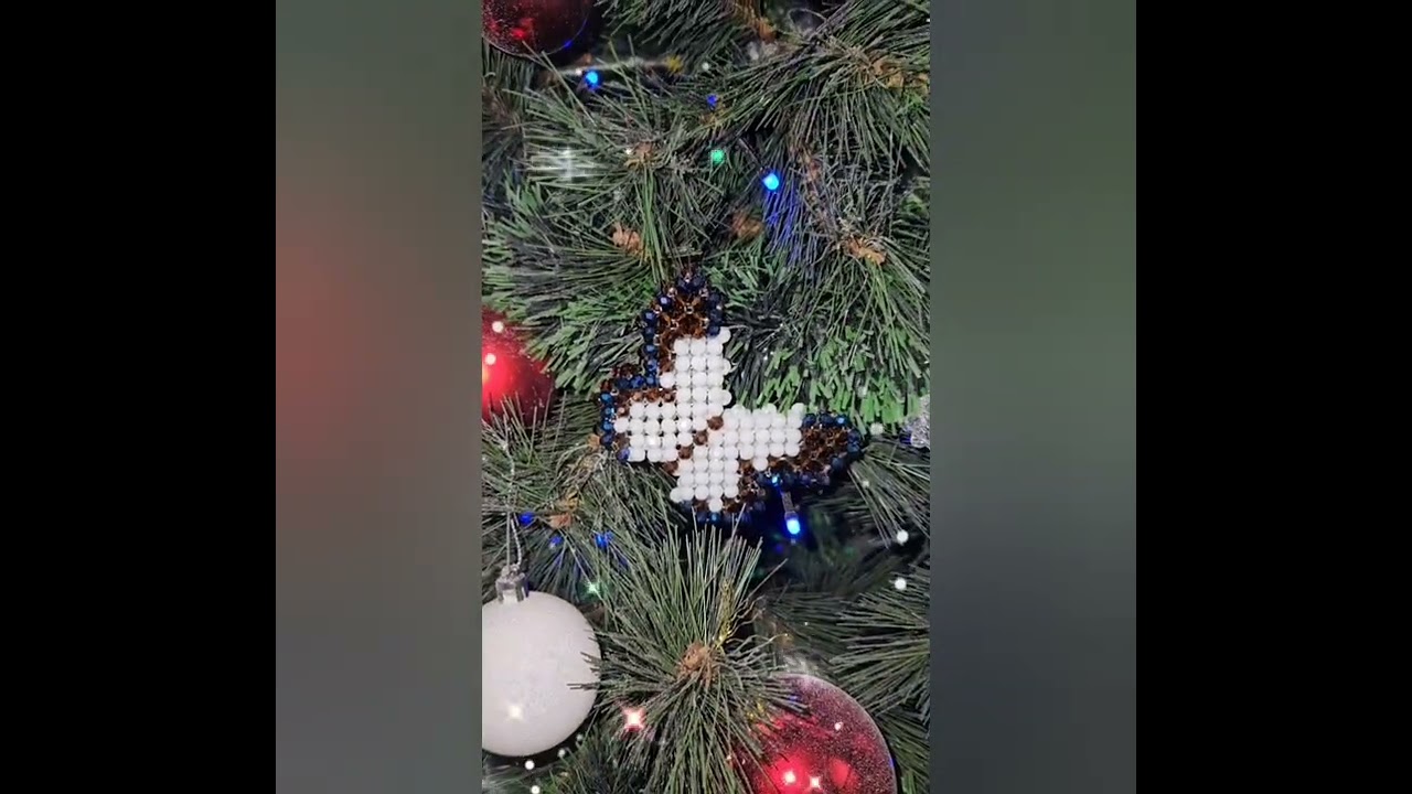 Crystal bead butterfly. Expectation and reality.