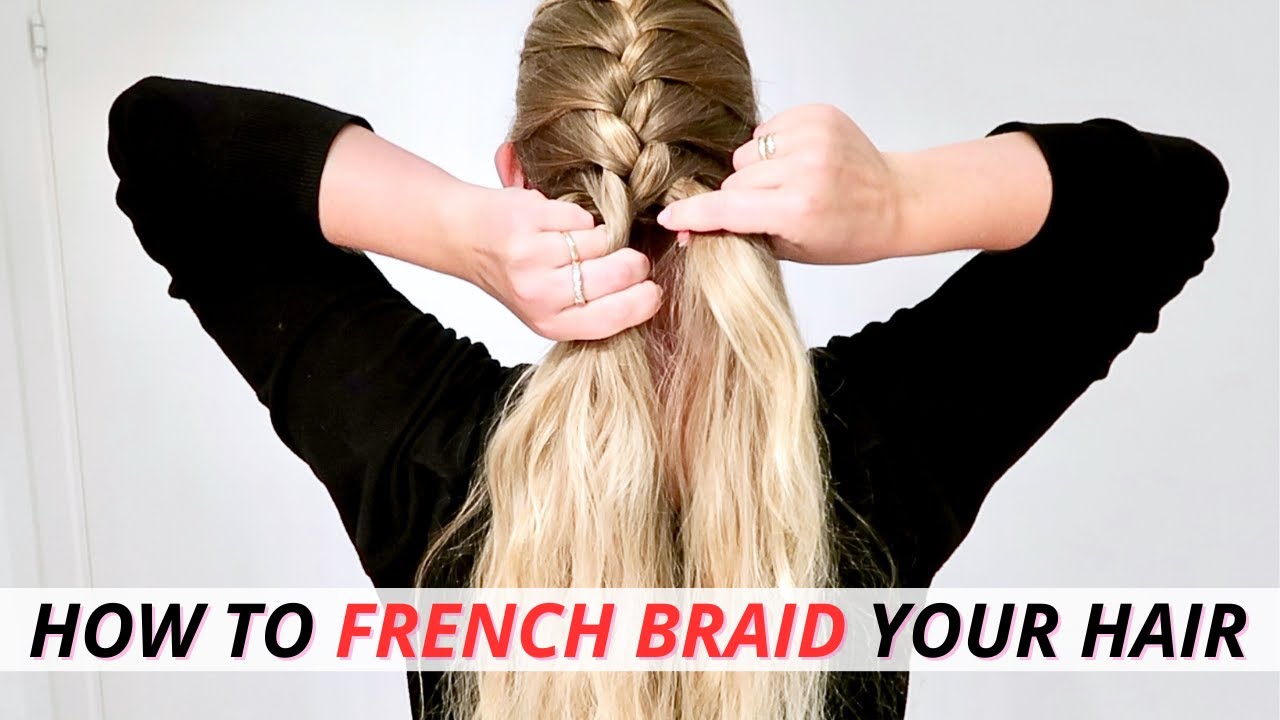 Learn How To French Braid Your Own Hair (IN LESS THAN 6 MINUTES) Handplacement & Step By Step!