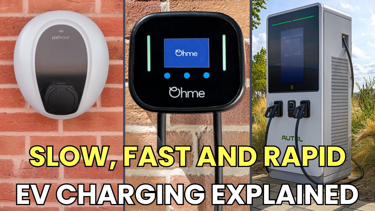 EV Chargers Explained: What Are Slow, Fast and Rapid Chargers?