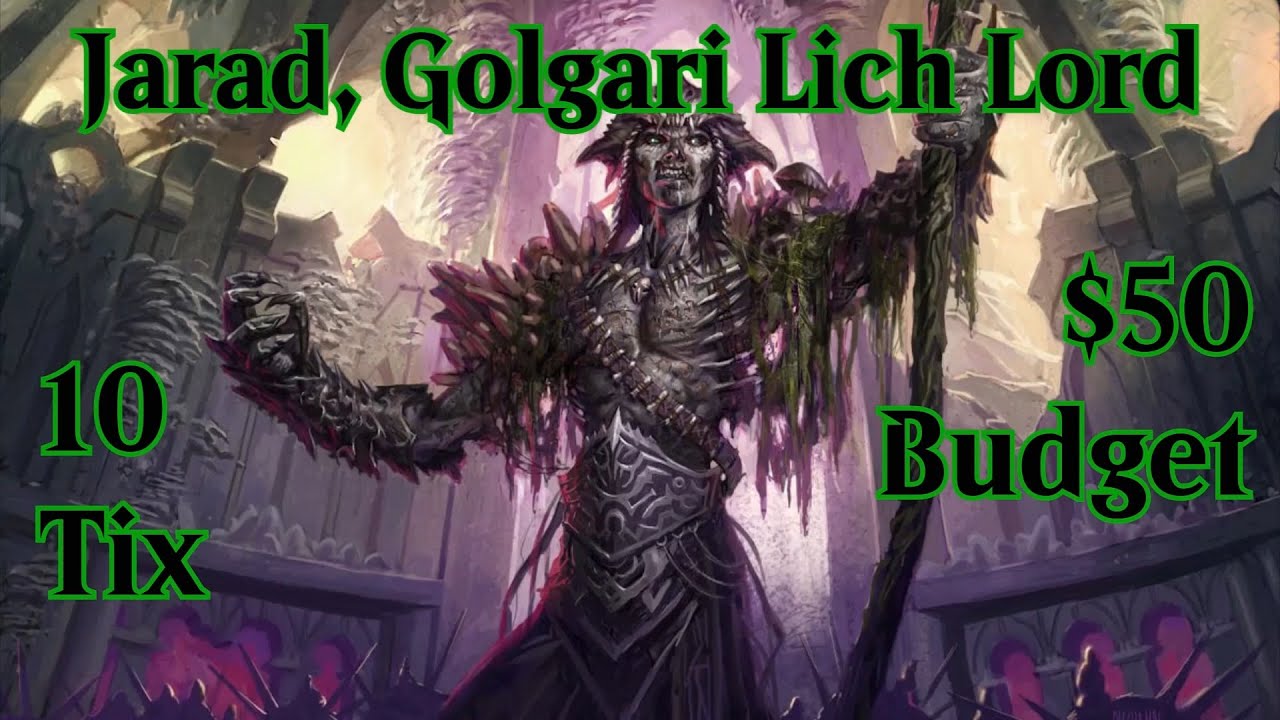 $50/10 Tix Jarad Commander Deck - Magic the Gathering EDH