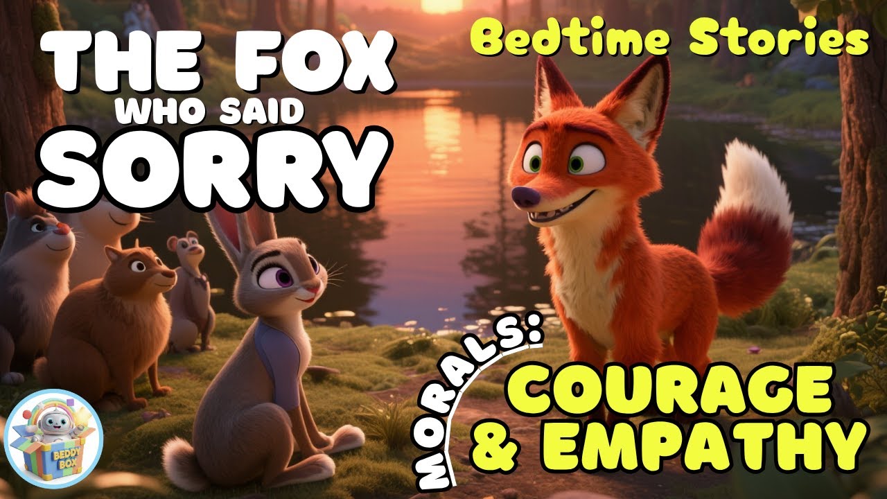 The Fox Who Said Sorry | Heartwarming Bedtime Story for Kids | BeddyBox Lullaby Tales