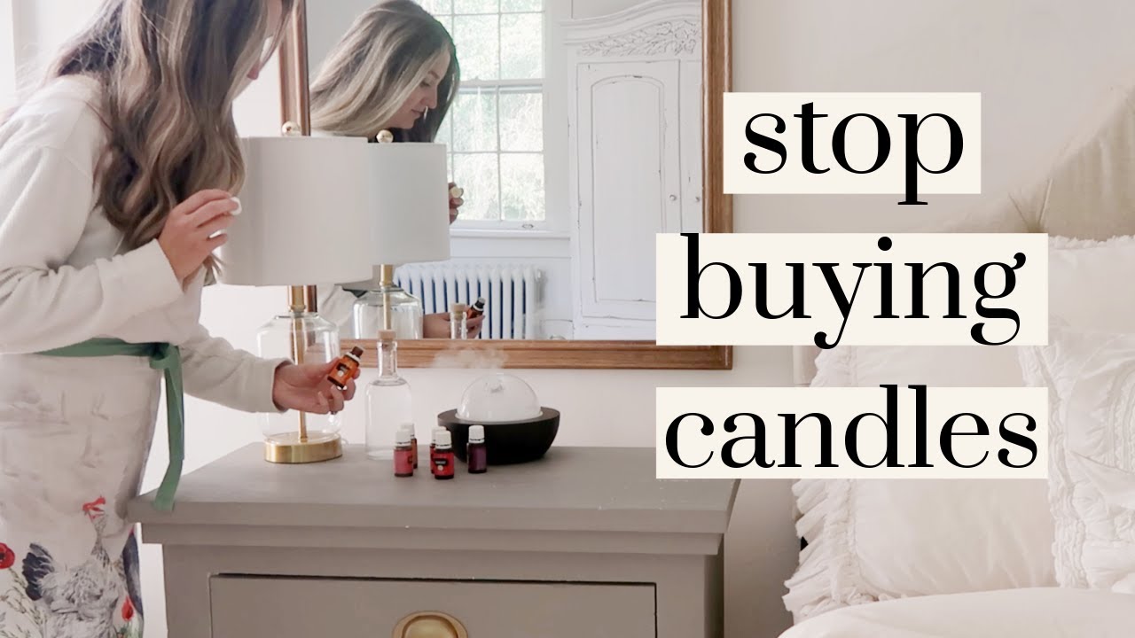 Detox your home w/ diffusing - the BEST healthy swap for candles (healthy homemaker hack!)