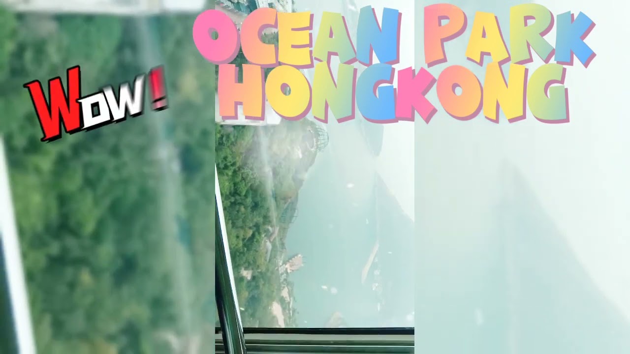 Ocean Park Hongkong enjoy this moment kahit magisa❤😍🚠🚡@jhosa vlog #OceanParkHongkong