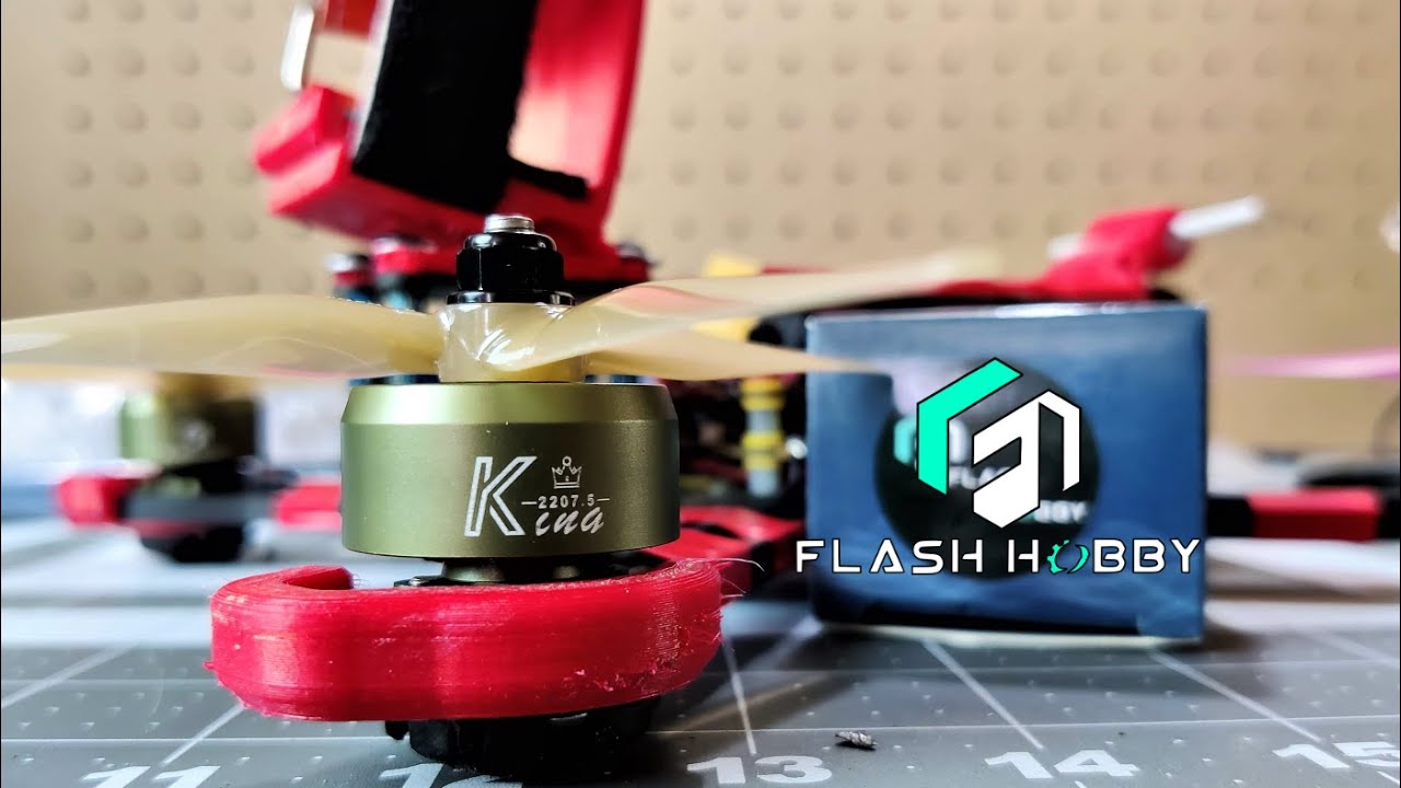 The King: Flash Hobby 2207 1750Kv 6S + BetaFlight 4.3 RC3 // 4K FPV Freestyle // BaconNinjaFPV