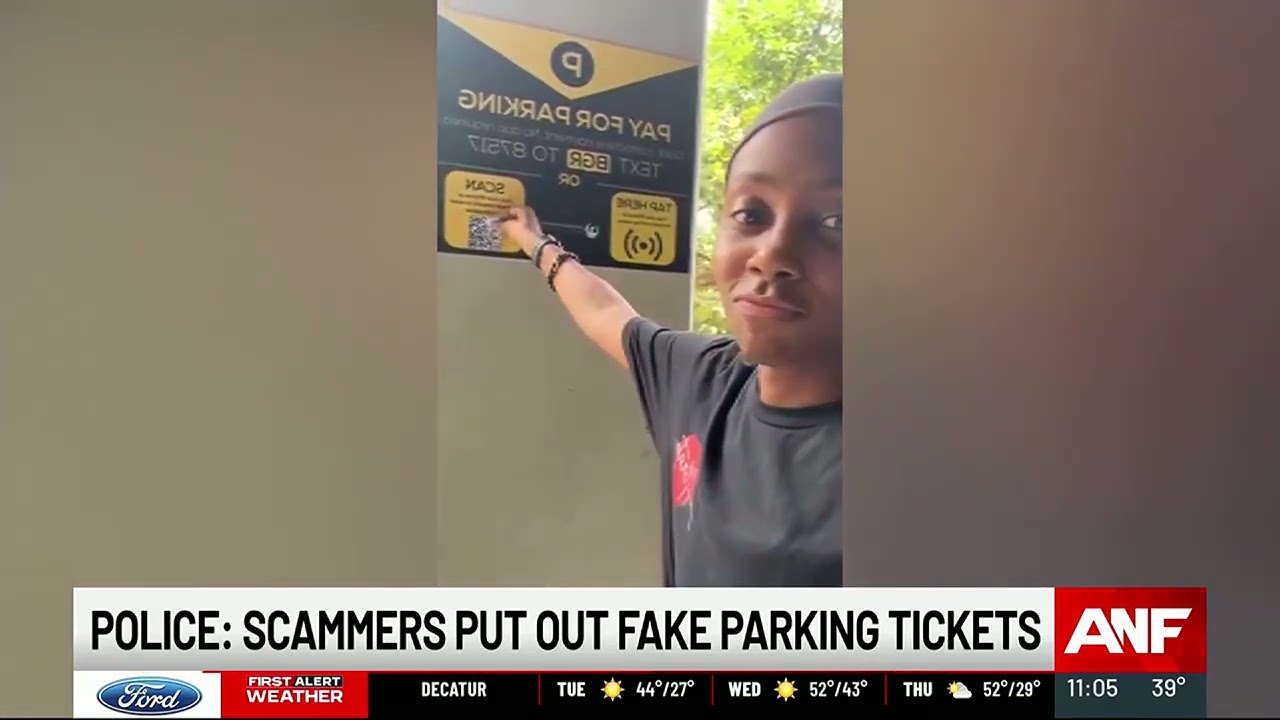 Scammers leave fake tickets on cars in popular tourist areas in Atlanta