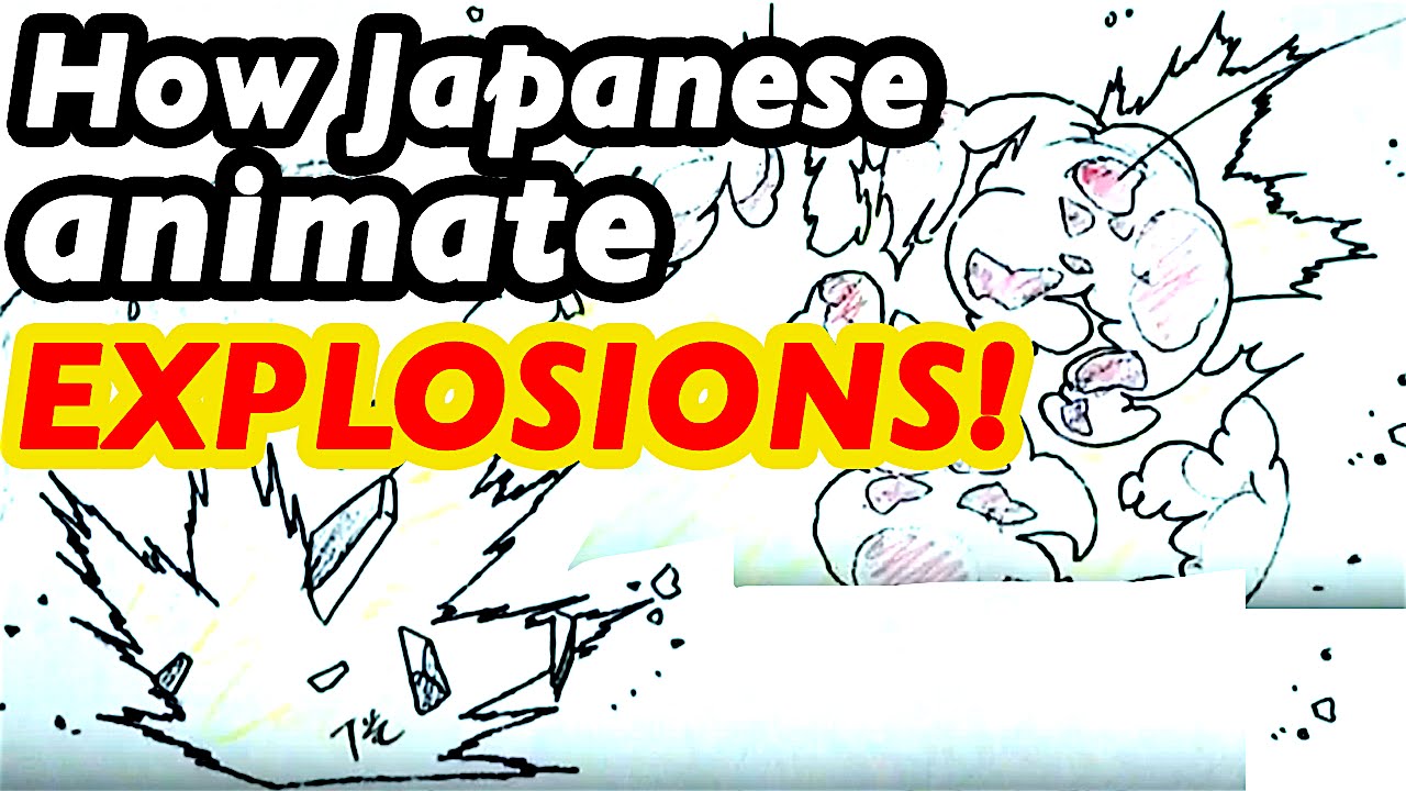 Tips & Tricks on How to draw EXPLOSIONS｜Japanese anime & Manga